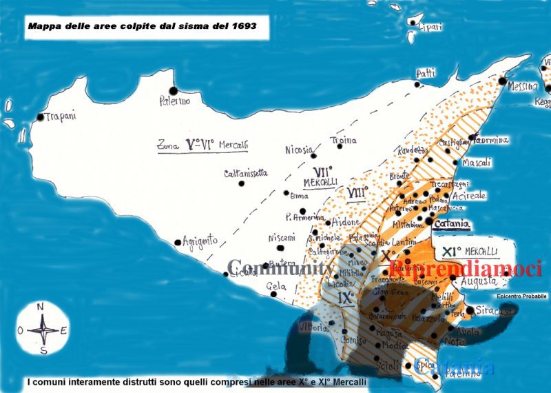 Sicilia Sisma 1693