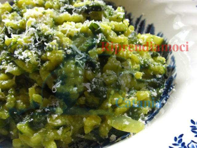 Risotto spinaci e zafferano