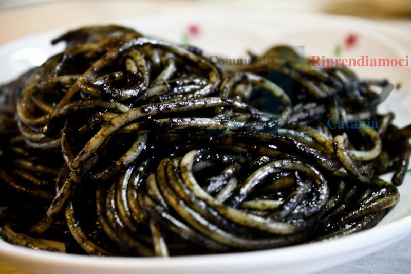 Spaghetti al nero di seppia